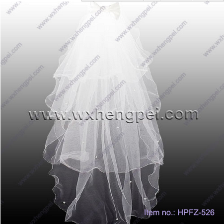 The soft tulle wedding veil