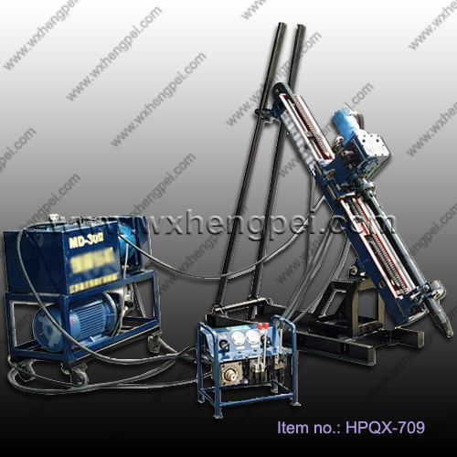 High Efficiency Full Hydraulic portable anchor drilling rig 