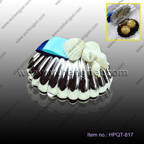 silver shell bonbonniere(HPQT-817)