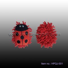 animal wash mitt-ladybird (HPQJ-001)