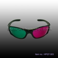 new style 3D glasses/ Red Cyan Plastic Myopia General 3D Glas
