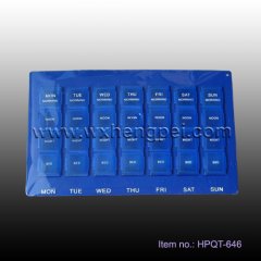 pill box medicine pill box 7-day pill box 3-meals pill box  (