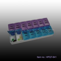 pill box medicine pill box 7-day pill box mini pill box  (HPQ