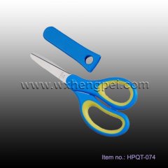 plastic scissors with sheath (HPQT-074)