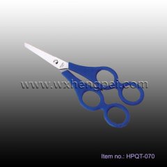 plastic scissors with 8 shape handle (HPQT-070)
