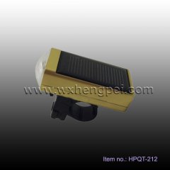 LED solar bicycle light lamp bicycle light with clip(HPQT-212