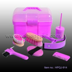Horse grooming kit horse cleaning brush set saddlery wholesal