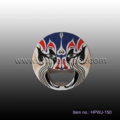 2012 new style Beijing opera cheek bottle opener (HPWJ-150)