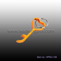 Lovely metal key ring bottle opener/Good Selling Promotion Al