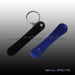 simple metal bottle opener keychain holder  (HPWJ-142)