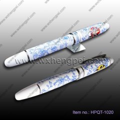 blue and white porcelain gel-ink pen (HPQT-1020)