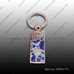 blue and white porcelains key holder (HPWJ-171)