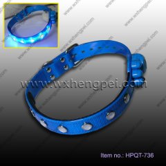 crystal pet collar with LED (HPQT-736)