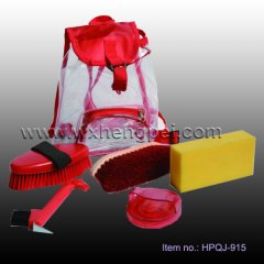 Horse grooming kit horse cleaning brush set saddlery wholesal