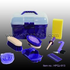 Horse grooming kit horse cleaning brush set saddlery wholesal