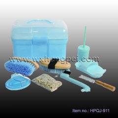 Horse grooming kit horse cleaning brush set saddlery wholesal