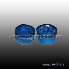 Pet travel dowl folding water bowl dog bowl cat bowl (HPQT-31