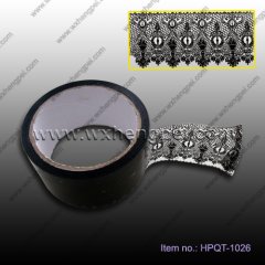  2012 new style black lace tape(HPQT-1026)