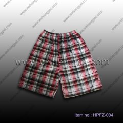 cotton yarn dyed beach shorts (HPFZ-004)