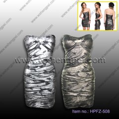 golden evening dress (HPFZ-508)