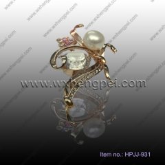 pearl brooch (HPJJ-931)