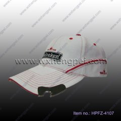 baseball cap with bottle opener (HPFZ-4107)