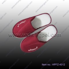 Customized Close Toe Hotel Terry Slippers (HPFZ-4012)