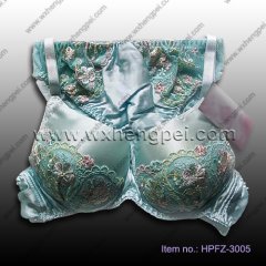 lace silk bra and panty (HPFZ-3005)