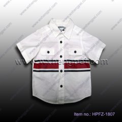 boys short sleeve shirt (HPFZ-1807)
