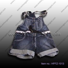 girls trousers with braces (HPFZ-1013)
