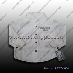boys long sleeve white shirt (HPFZ-1804)