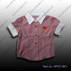 girls stripe blouse (HPFZ-1801)