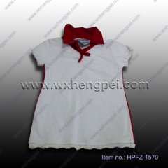 beaded girls polo shirt (HPFZ-1570)