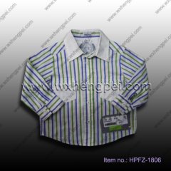 boys color stripe shirt (HPFZ-1806)