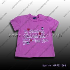 pink girls t-shirt (HPFZ-1568)