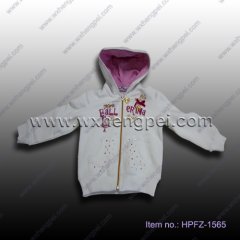 white jacket with golden zipper (HPFZ-1565)