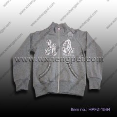 grey velvet jacket (HPFZ-1564)