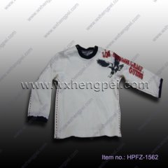 rib neck t-shirt(HPFZ-1562)