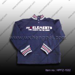 stand collar boys pullover (HPFZ-1532)