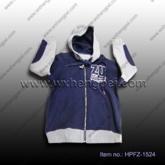 applique jacket with hood(HPFZ-1524)