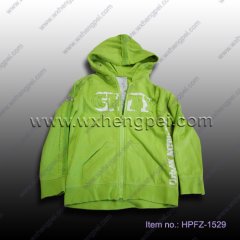 printed jacket with hood (HPFZ-1529)