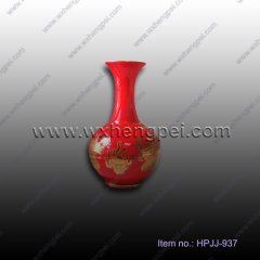 red ceramic vase (HPJJ-937)