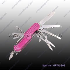 Pink Army Knife/Multifunction Knife(HPWJ-909)