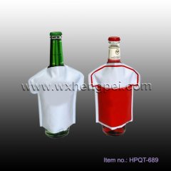 football player T-shirt design cooling bottle bag(HPQT-689)