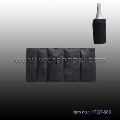 black oxford cooling bottle bag for bottle(HPQT-688)