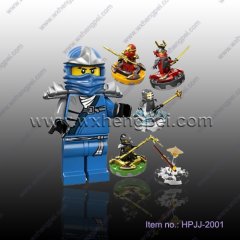 hot selling plastic 3D ninja blocks (HPJJ-2001)