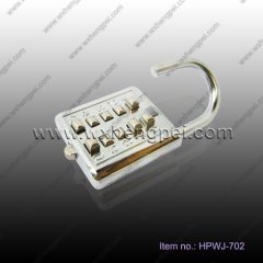 silver alloy key lock (HPWJ-702)