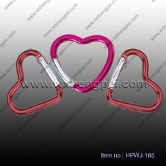 heart carabiner keychain (HPWJ-165)