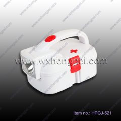 plastic medicine box with lamp (HPGJ-521)