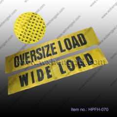 reversible oversize/wide load sign/flag (HPFH-070)